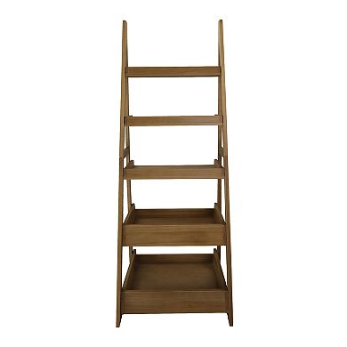 Casual Home Cascade 5-Shelf Ladder Bookcase