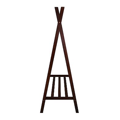Casual Home Teepee 1-Shelf Coat Rack