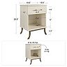 Little Seeds Monarch Hill Clementine White Nightstand