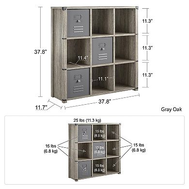 Little Seeds Nova 9-Cube Storage Bookcase