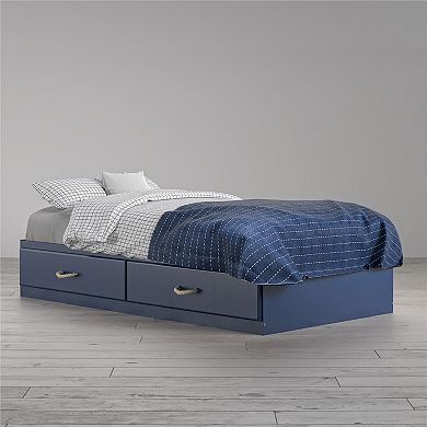 Little Seeds Sierra Ridge Mesa Twin Bed with Storage