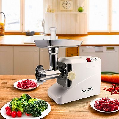 キッチン家電 macchang526 MegaChef 1800-Watt Automatic Meat Grinder