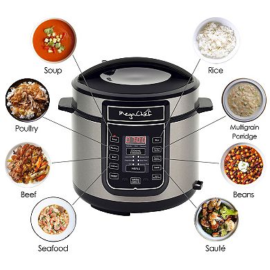 MegaChef 6-qt. Digital Pressure Cooker