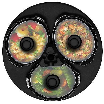 MegaChef 1.5-qt. Triple Slow Cooker & Buffet Server