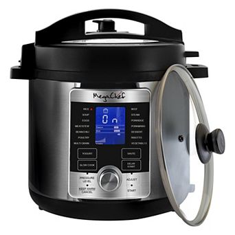 MegaChef 6-qt Stainless Steel Digital Pressure Cooker