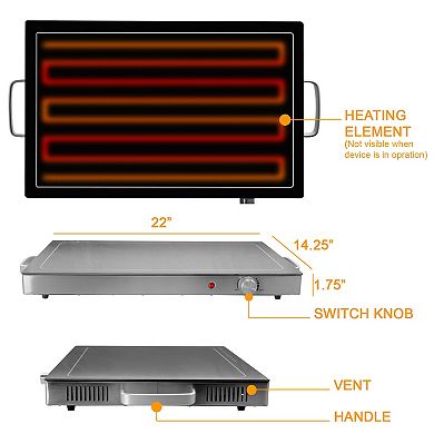 MegaChef Electric Food Warming Tray