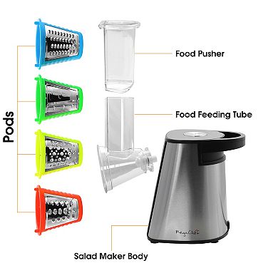 MegaChef 4-in-1 Stainless Steel Salad Maker