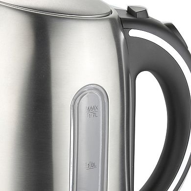 MegaChef 1.7-Liter Stainless Steel Electric Tea Kettle