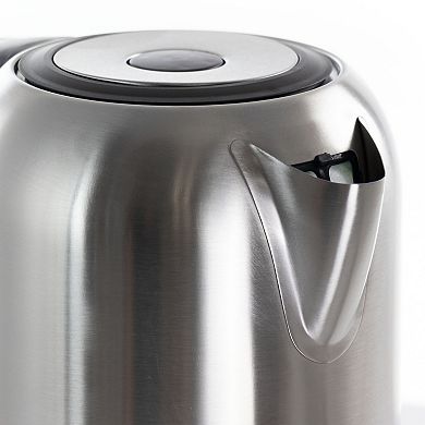 MegaChef 1.7-Liter Stainless Steel Electric Tea Kettle