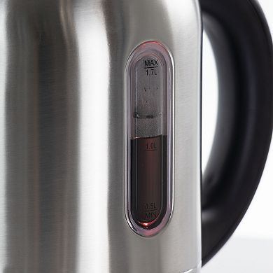 MegaChef 1.7-Liter Stainless Steel Electric Tea Kettle