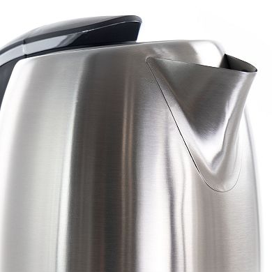 MegaChef 1.2-Liter Stainless Steel Electric Tea Kettle