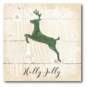 Courtside Market Holly Jolly Canvas Wall Art
