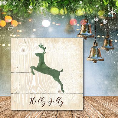 Courtside Market Holly Jolly Canvas Wall Art