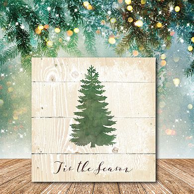Courtside Market Evergreen Canvas Wall Art