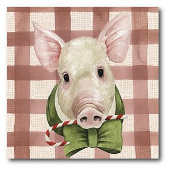 Courtside Market Christmas on the Farm III Canvas Wall Art