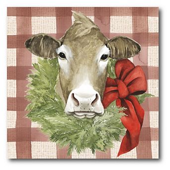 Courtside Market Christmas on the Farm Canvas Wall Art
