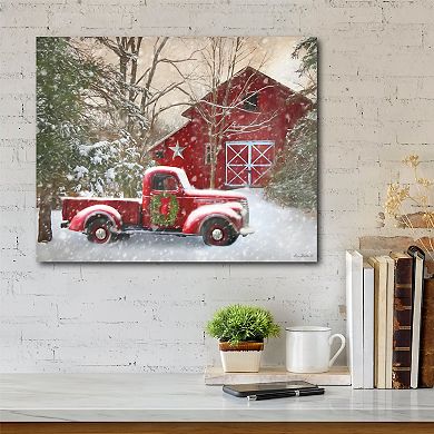 Courtside Market Barn & Truck Canvas Wall Art