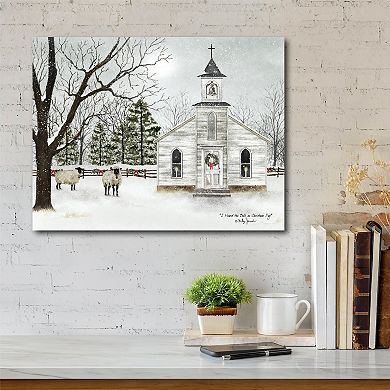 Courtside Market Christmas Chapel Canvas Wall Art