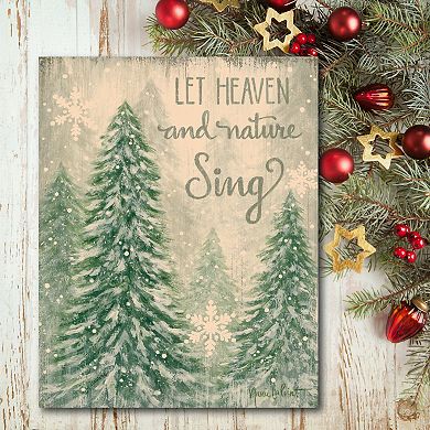 Courtside Market Let Heaven and Nature Sing Canvas Wall Decor