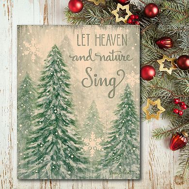 COURTSIDE MARKET Let Heaven and Nature Sing Canvas Wall Decor