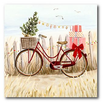 Courtside Market Christmas Coast I Canvas Wall Decor