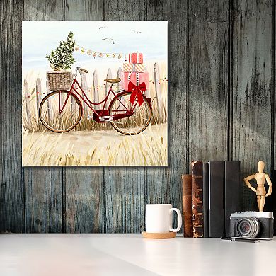 Courtside Market Christmas Coast I Canvas Wall Decor