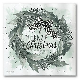 Courtside Market Merry Christmas & Happy New Year Canvas Wall Art