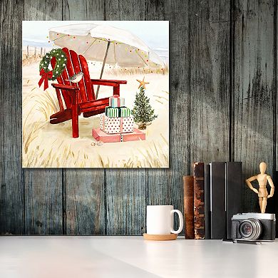 Courtside Market Christmas Coast Canvas Wall Art