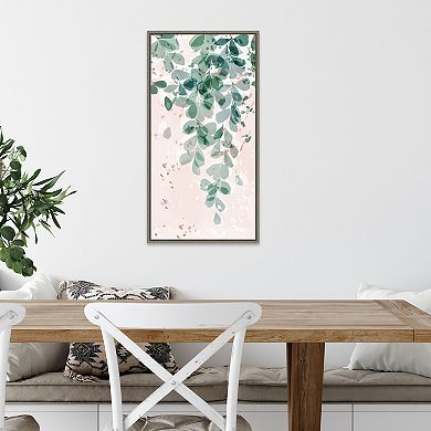 Amanti Art Hanging Greenery Framed Canvas Wall Decor
