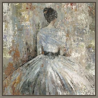 Amanti Art In Waiting Framed Canvas Wall Decor