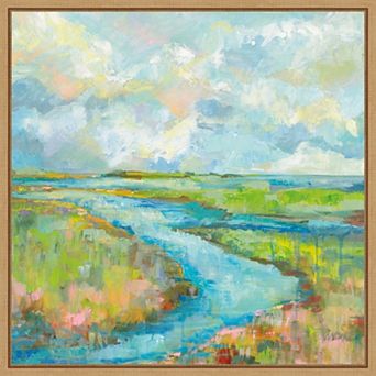 Amanti Art Marsh Framed Canvas Wall Decor