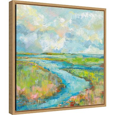 Amanti Art Marsh Framed Canvas Wall Decor