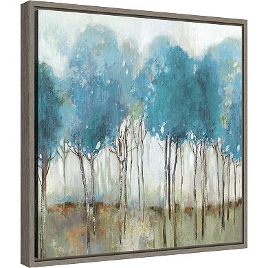 Amanti Art Misty Meadow Framed Canvas Wall Decor