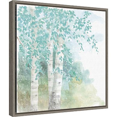 Amanti Art Natures Leaves II Framed Canvas Wall Art