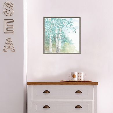 Amanti Art Natures Leaves II Framed Canvas Wall Art