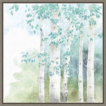 Amanti Art Natures Leaves III Framed Canvas Wall Art