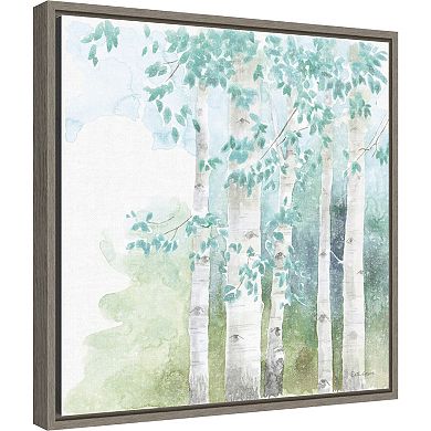 Amanti Art Natures Leaves III Framed Canvas Wall Art
