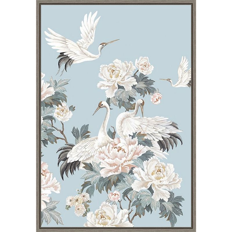 28917020 Amanti Art Pure Beauty II Cranes Flowers Framed Ca sku 28917020