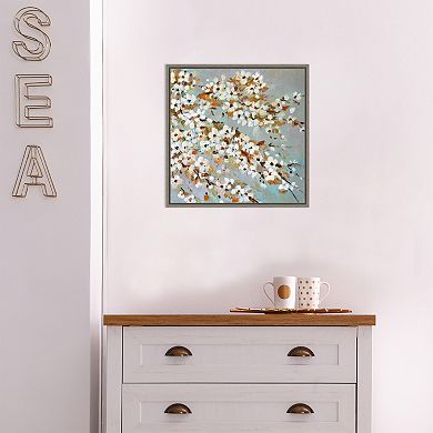 Amanti Art Seafill Blossoms Framed Canvas Wall Art