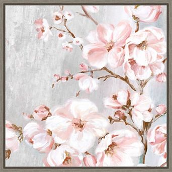 Amanti Art Spring Cherry Blossoms II Framed Canvas Wall Art