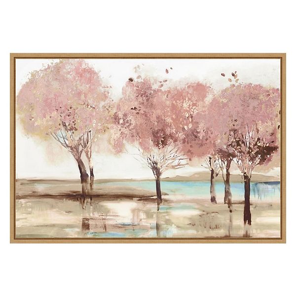 Amanti Art Spring Transition Trees Framed Canvas Wall Art