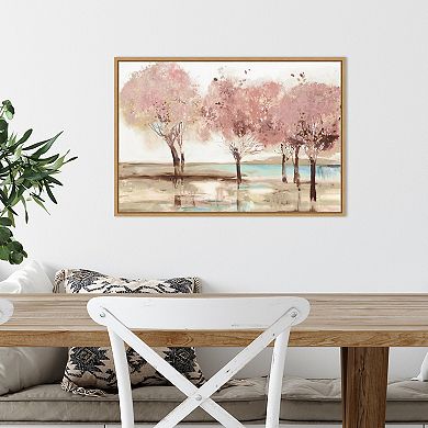 Amanti Art Spring Transition Trees Framed Canvas Wall Art