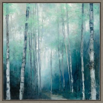 Amanti Art To the Woods Trees Framed Canvas Wall Art
