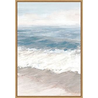 Amanti Art Warm Waves Framed Canvas Wall Art
