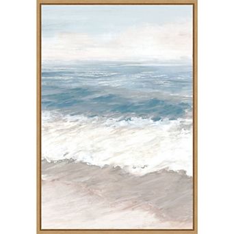 Amanti Art Warm Waves Framed Canvas Wall Art