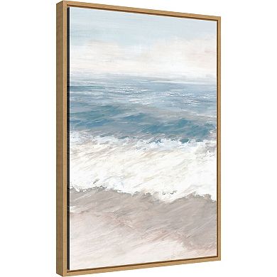 Amanti Art Warm Waves Framed Canvas Wall Art