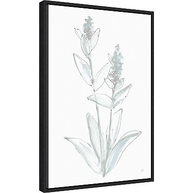 Amanti Art Lambs Ear Sage IV Framed Canvas Wall Art