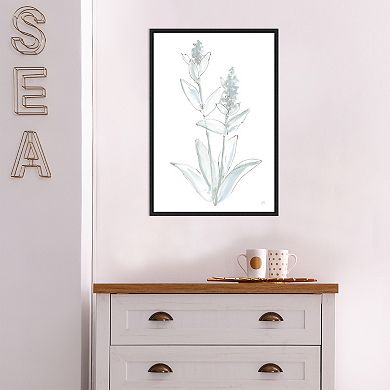 Amanti Art Lambs Ear Sage IV Framed Canvas Wall Art