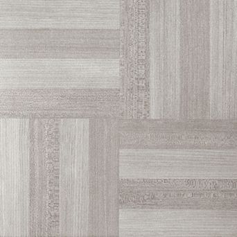 Achim Portfolio Ash Gray Wood 12'' x 12'' Self-Adhesive 9 pc Vinyl Floor Tile Set