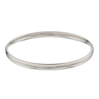 Karat Rush 14k White Gold Bangle Bracelet